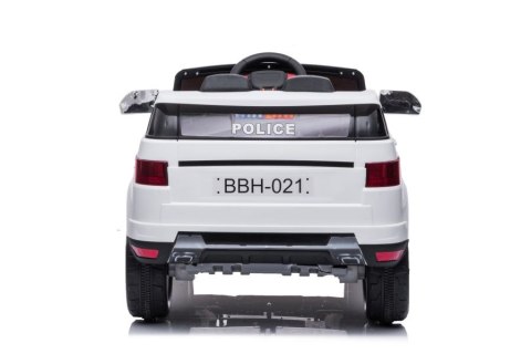 Auto Na Akumulator BBH-021 Światła LED Muzyka Pilot Policyjne Białe