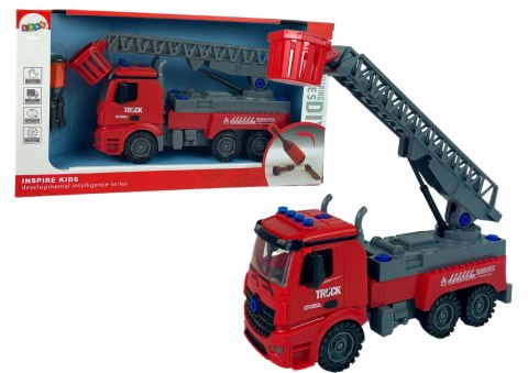 Straż Pożarna Wóz Do Rozkręcania DIY Śrubokręt Czerwony