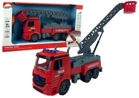 Straż Pożarna Wóz Do Rozkręcania DIY Śrubokręt Czerwony