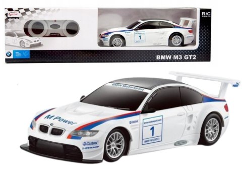 Auto Sportowe BMW M3 GT2 Samochód Zdalnie Sterowany RC Białe 1:24