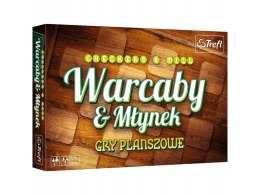Gra planszowa Warcaby i Młynek Trefl 01681