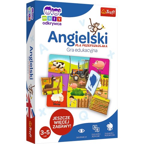 Gra dla dzieci Angielski dla przedszkolaka/Mały Odkrywca Trefl 01949