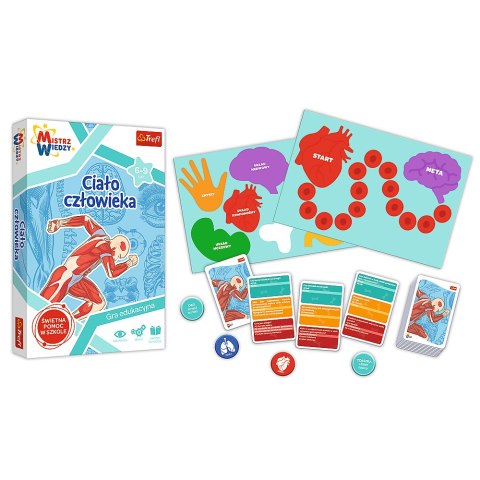 Gra dla dzieci Ciało człowieka Mistrz Wiedzy Trefl 01957