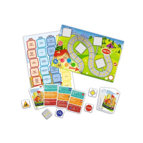 Gra dla dzieci Ruch drogowy Mistrz Wiedzy Trefl 01955