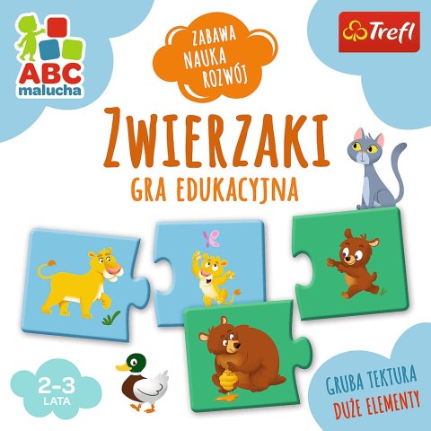 Gra edukacyjna dla dzieci Zwierzaki ABC Malucha Trefl 01940
