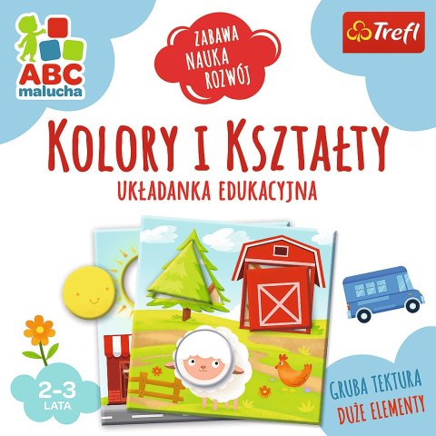 Gra edukacyjna dla dzieci Kolory i kształty ABC Malucha Trefl 01939