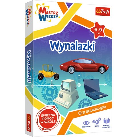Gra dla dzieci Wynalazki Mistrz Wiedzy Trefl 01958