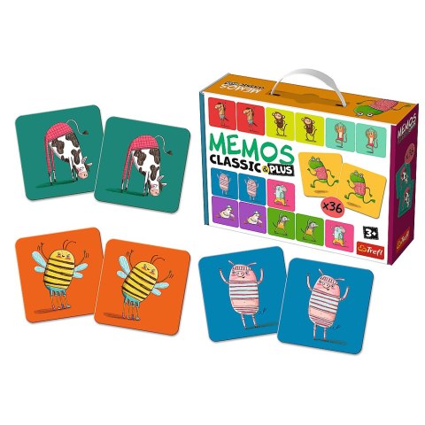 Gra Memos Classic&Plus Ruch i dźwięk Trefl 02271