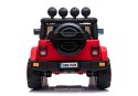 Auto Na Akumulator Jeep BRD-7588 Światła LED MP3 Pilot Czerwony 4x4