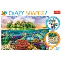 Puzzle - 600 Crazy Shapes - Tropikalna wyspa - Trefl 11113