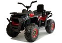 Quad na Akumulator XMX607 Światła LED MP3 Czerwony Lakier