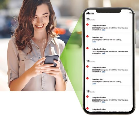 AUTOMATYCZNY SYSTEM NAWADNIANIA IK10PW-DLS Wi-Fi Tuya Smart RainPoint