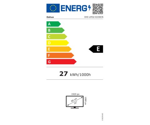 MONITOR HDMI, DP, AUDIO LM32-E230CN 31.5 " DAHUA