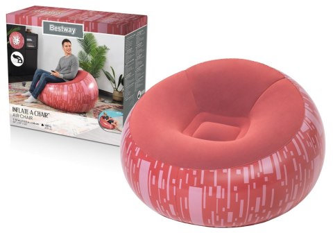 Dmuchany Fotel Czerwony Bestway 75052