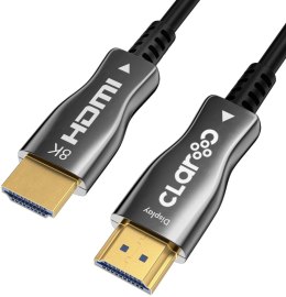 Kabel HDMI Claroc optyczny HDMI 2.1 AOC 8K 120Hz 20m