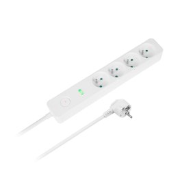 Przedłużacz sieciowy Rebel 4 gniazda z wyłącznikiem -1,5m