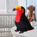 Pluszowy Ptak Tukan Pluszak Maskotka Przytulanka Czerwony 20cm