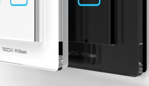 Bezprzewodowy włącznik dwupolowy czarny FS-02 Tech Sterowniki