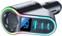 Joyroom szybka ładowarka samochodowa 4w1 USB-A QC3.0 / 2xUSB-C PD 150W czarna