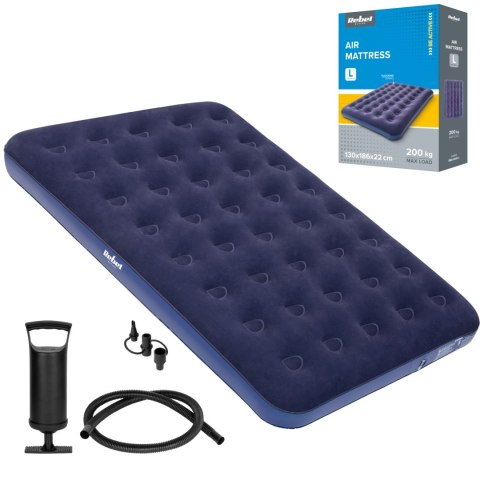 Materac dmuchany dwuosobowy REBEL ACTIVE, 191 x 137 x 22 cm