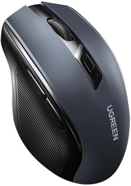 Mysz optyczna Ugreen MU006 bezprzewodowa USB 2.4GHz / Bluetooth 5.0 4000 DPI - czarna