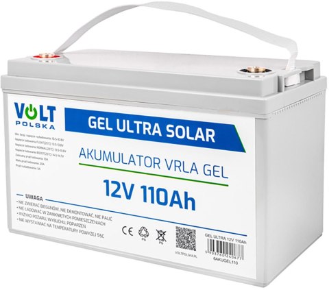Akumulator Volt Polska GEL VPRO Solar 12V 110Ah