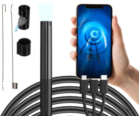 KAMERA ENDOSKOPOWA BIGSTREN-23020 USB-C USB-MICRO LIGHTNING BIGSTREN