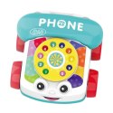 Telefon Na Kółkach Do Ciągnięcia Interaktywny Kolorowy