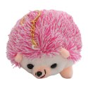Pluszowy Jeż Zwierzątko Maskotka Brelok Do Kluczy Plecaka Kółko Różowy 9cm