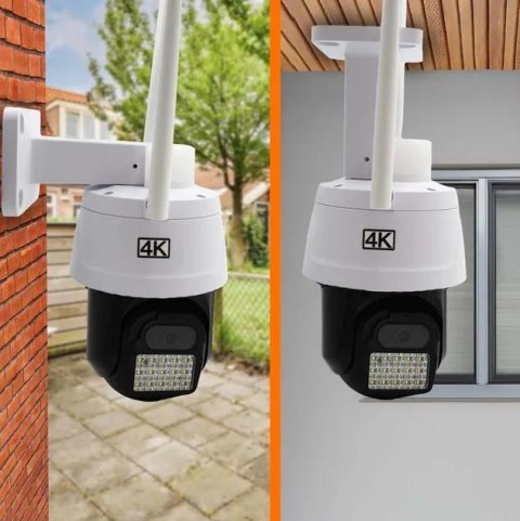 Kamera IP ORLLO Z17 Ultra 4K zewnętrzna obrotowa GSM na kartę SIM 8MPx