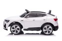 Auto Na Akumulator Audi E- Tron Białe QLS-6688 Światła LED MP3