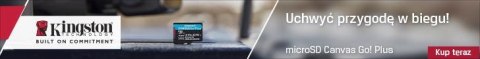 Karta pamięci microSD 64GB Kingston CanvasGo! Plus 200MB/s A2 U3 V30 + adapter