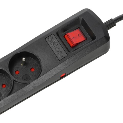 Listwa zasilająca R8 5g 3,0m czarna ARcon
