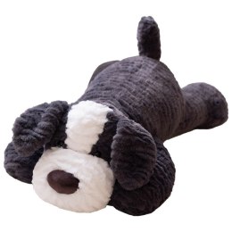 Pluszowa Maskotka Przytulanka Piesek Ciemnoszary 30cm