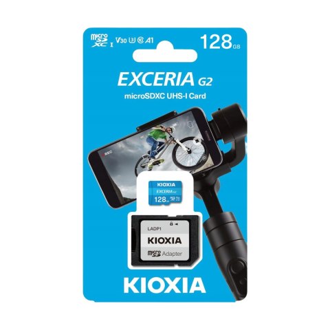 Karta pamięci microSD 128 GB UHS-I U1 Kioxia z adapterem