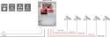 SWITCH POE 5-PORTOWY Z ZASILANIEM BUFOROWYM ATTE IPUPS-5-11-XL2