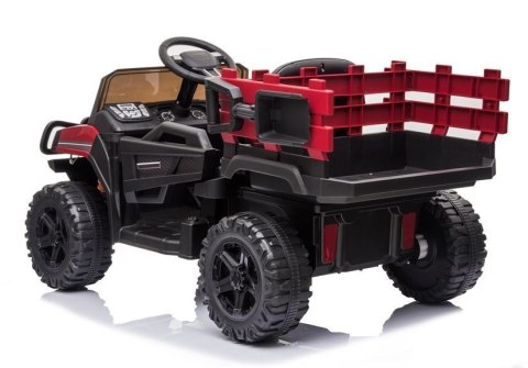 Auto na akumulator BDM0926 Dla Dzieci Światła LED MP3 Pilot Czerwony