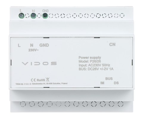 ZASILACZ P26/26 VIDOS DUO