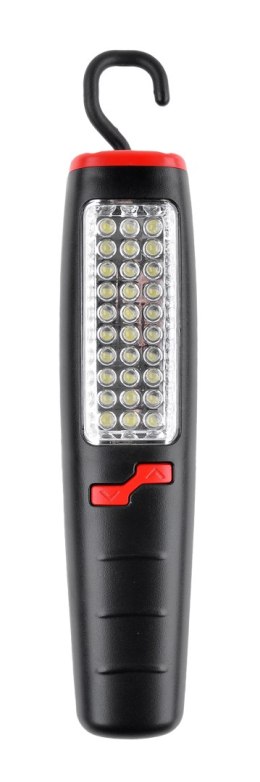 Lampa warsztatowa 30+7 LED z ładowarką sieciową i samochodową
