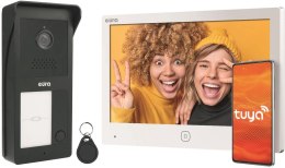 Wideodomofon EURA 2-żyłowy VDP-49A3-2TY biały Tuya