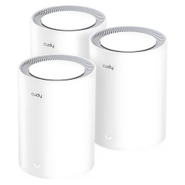 DOMOWY SYSTEM WI-FI MESH M3000(3-PACK) Wi-Fi 6 2.4 GHz, 5 GHz, 574 Mb/s + 2402 Mb/s CUDY