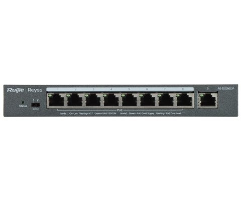 SWITCH POE RG-ES209GC-P 8-PORTOWY REYEE