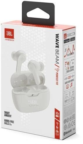 Słuchawki douszne JBL Wave Beam Białe