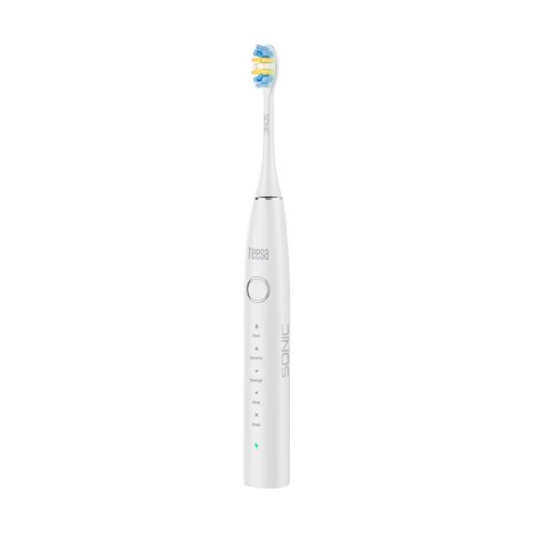 Soniczna szczoteczka do zębów TEESA SONIC 2 biała, 5 trybów pracy, etui podróżne , USB typ C