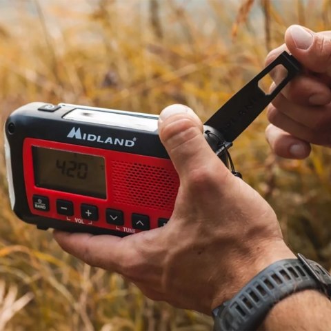 Radio alarmowe Midland ER100 z akumulatorem 2600mAh