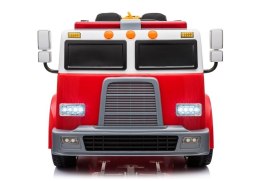Wóz Strażacki na Akumulator Czerwony Dla Dzieci Pilot Sikawka LL911