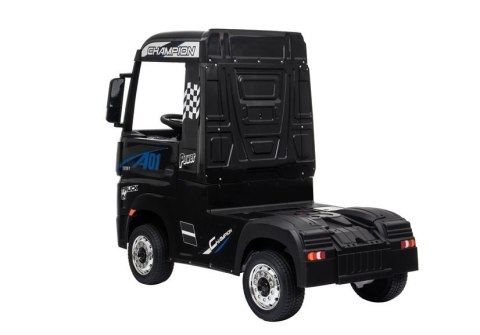 Auto Mercedes Actros Czarny Lakierowany Ciężarówka Dla Dzieci Pilot LED MP4