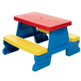 Zestaw Stolik Ogrodowy z Ławeczkami Dla Dzieci Dorex Niebieski 5067