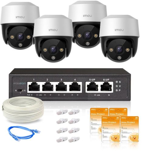 Zestaw monitoringu Imou 4x kamera Cruiser 4MP POE