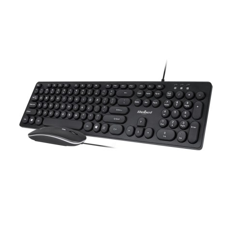 Zestaw klawiatura i mysz przewodowa Rebel WDS200
